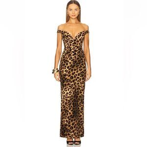 The New Arrivals by Ilkyaz Ozel Shakti Leopard gown Dress corset bustier 36 6